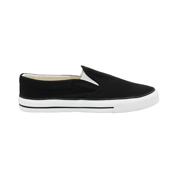 Etiko SLIP ONS, BLACK & WHITE, Men’s US12 - Picture 1 of 3